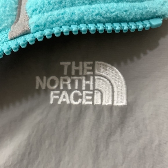THE NORTH FACE FLEECE/NYLON JACKET w/ ARM PADS /ZIP POCKETS:SZ L (14-16) GIRLS - Picture 4 of 9